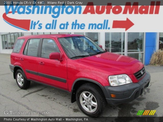 2001 Honda CR-V EX 4WD in Milano Red