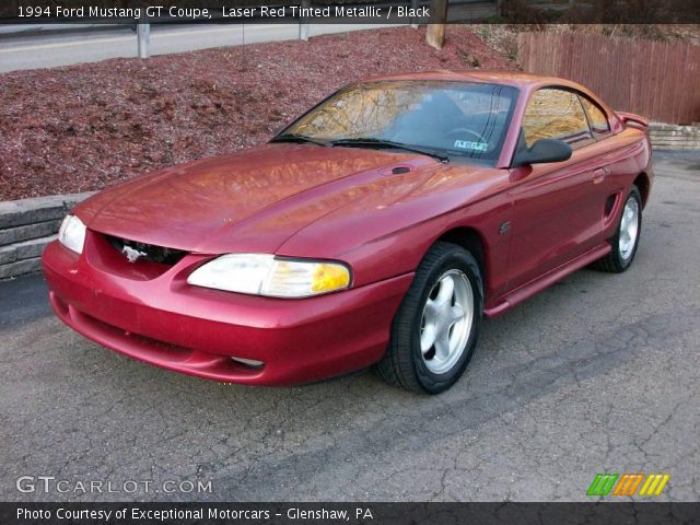 1994 Ford Mustang GT Coupe in Laser Red Tinted Metallic