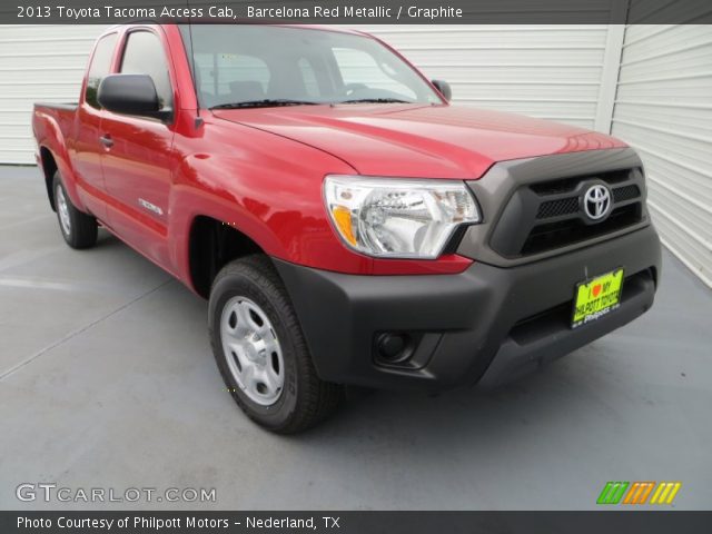 2013 Toyota Tacoma Access Cab in Barcelona Red Metallic