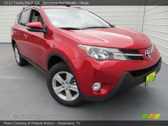 2013 Toyota RAV4 XLE in Barcelona Red Metallic