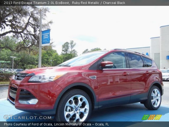 2013 Ford Escape Titanium 2.0L EcoBoost in Ruby Red Metallic