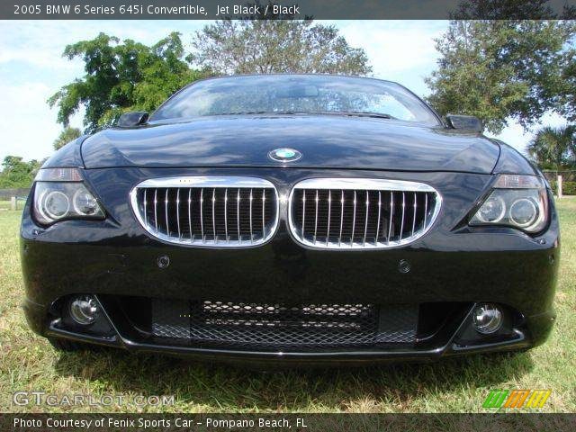 2005 BMW 6 Series 645i Convertible in Jet Black
