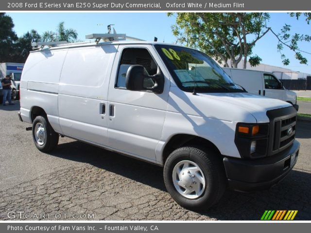 2008 Ford E Series Van E250 Super Duty Commericial in Oxford White