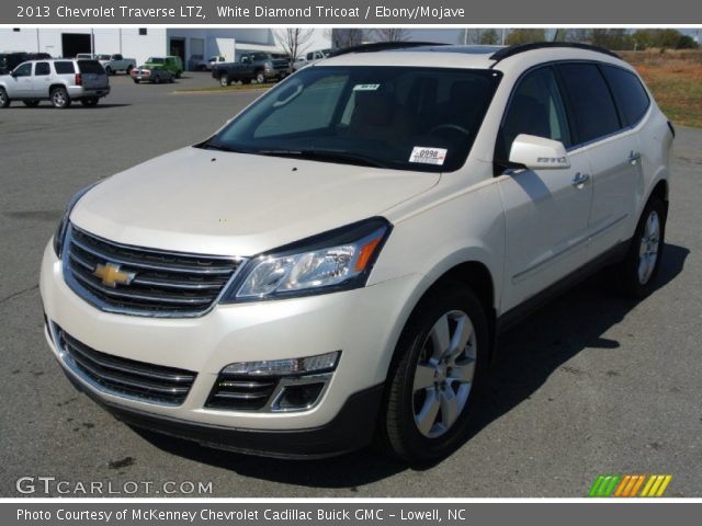 2013 Chevrolet Traverse LTZ in White Diamond Tricoat