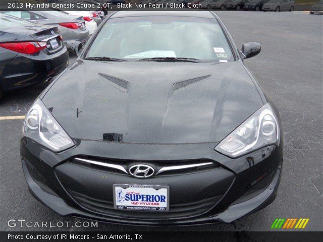 2013 Hyundai Genesis Coupe 2.0T in Black Noir Pearl