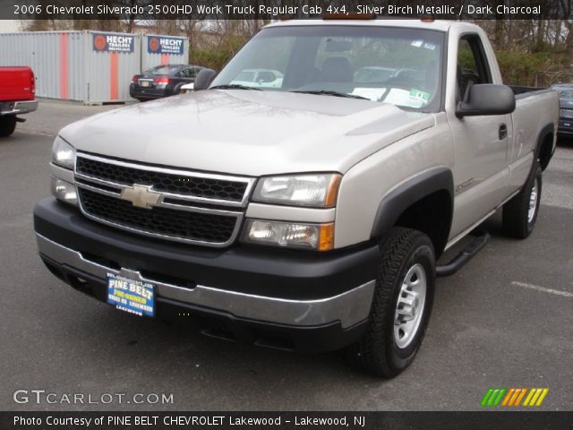 2006 Chevrolet Silverado 2500HD Work Truck Regular Cab 4x4 in Silver Birch Metallic