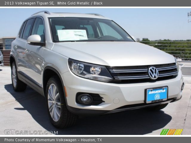 2013 Volkswagen Tiguan SE in White Gold Metallic