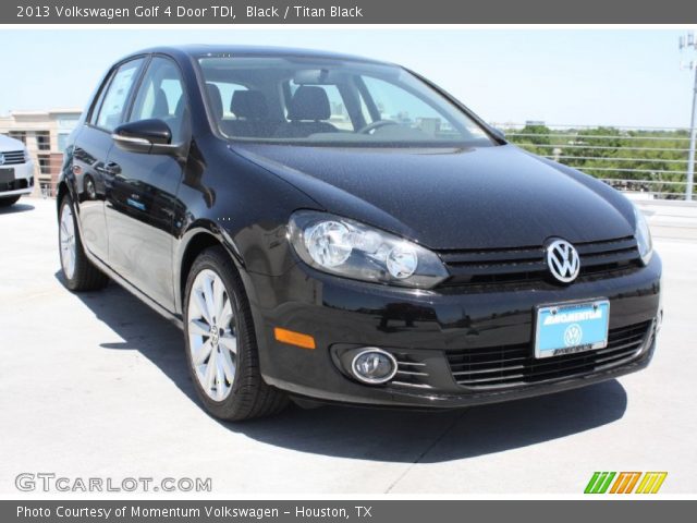 2013 Volkswagen Golf 4 Door TDI in Black