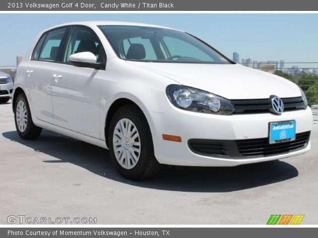 2013 Volkswagen Golf 4 Door in Candy White