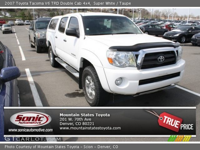 2007 Toyota Tacoma V6 TRD Double Cab 4x4 in Super White