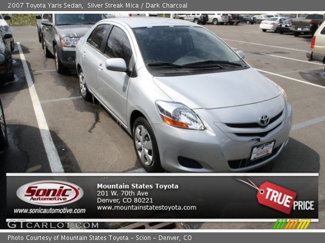 2007 Toyota Yaris Sedan in Silver Streak Mica