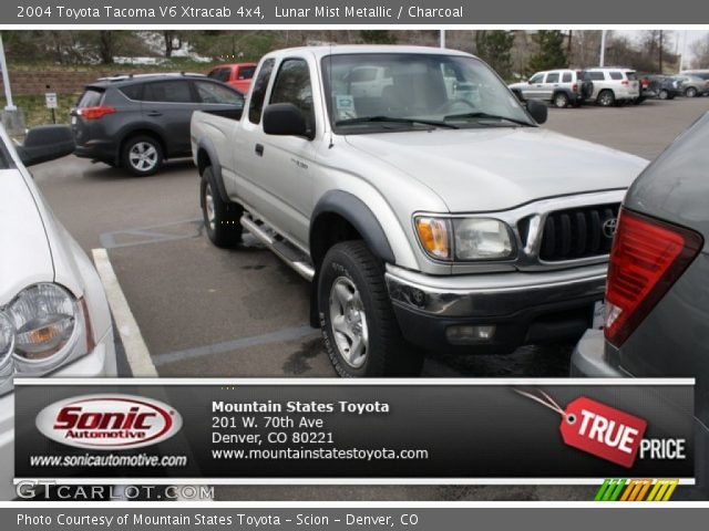 2004 Toyota Tacoma V6 Xtracab 4x4 in Lunar Mist Metallic