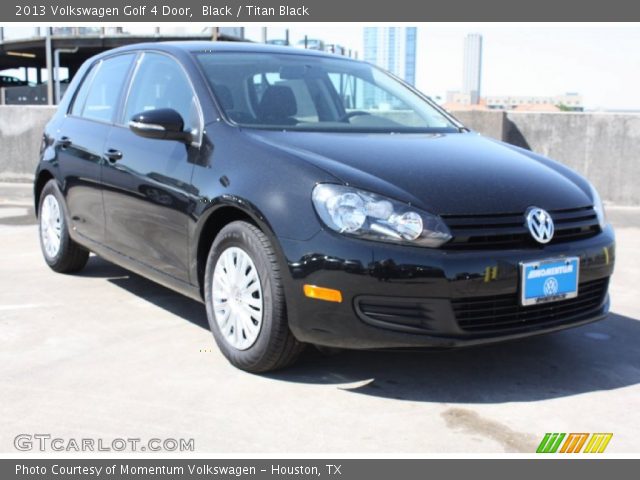 2013 Volkswagen Golf 4 Door in Black