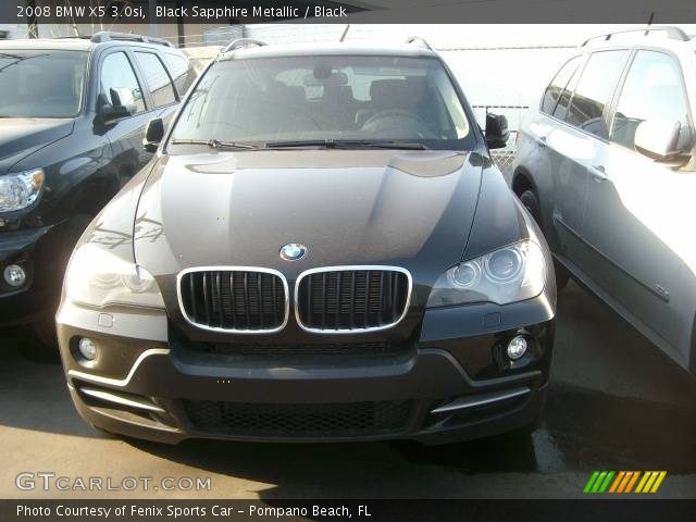 2008 BMW X5 3.0si in Black Sapphire Metallic