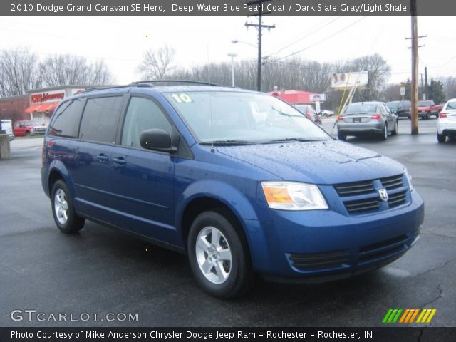 2010 Dodge Grand Caravan SE Hero in Deep Water Blue Pearl Coat