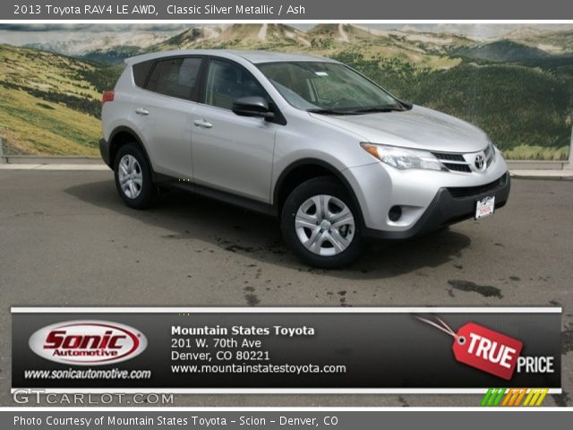 2013 Toyota RAV4 LE AWD in Classic Silver Metallic