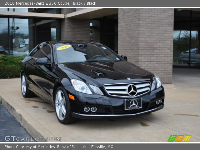 2010 Mercedes-Benz E 350 Coupe in Black