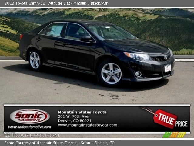 2013 Toyota Camry SE in Attitude Black Metallic