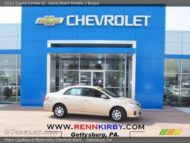 2011 Toyota Corolla LE in Sandy Beach Metallic