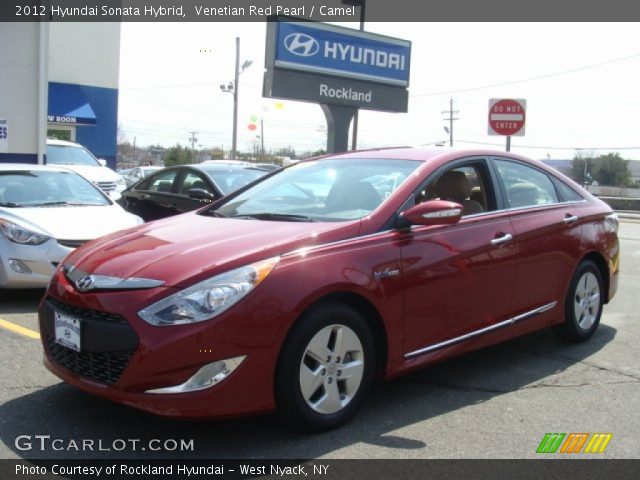 2012 Hyundai Sonata Hybrid in Venetian Red Pearl