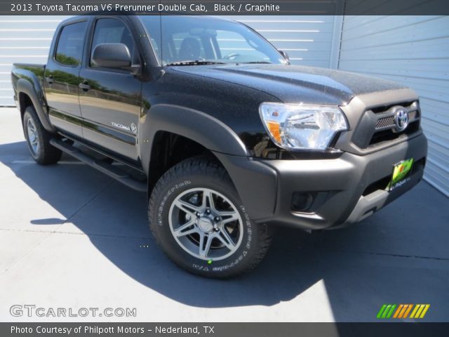 2013 Toyota Tacoma V6 Prerunner Double Cab in Black