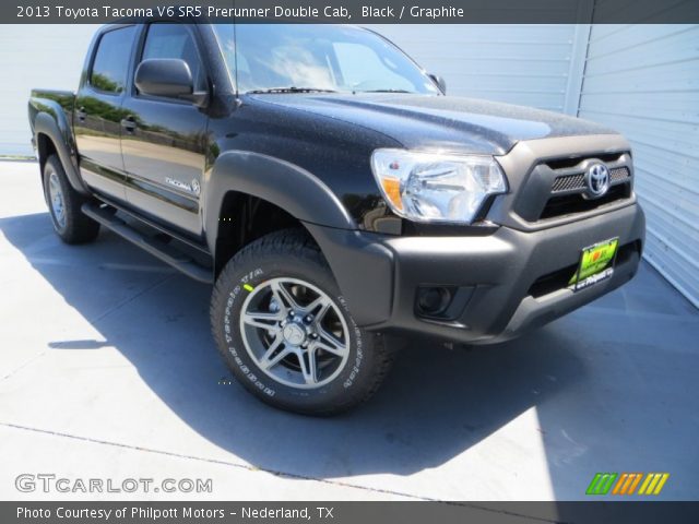 2013 Toyota Tacoma V6 SR5 Prerunner Double Cab in Black