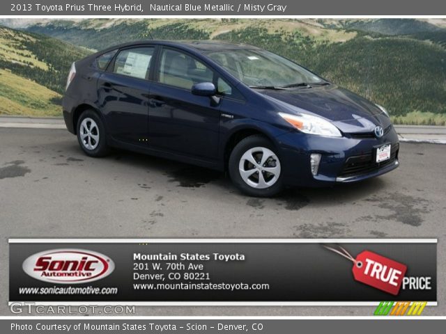 2013 Toyota Prius Three Hybrid in Nautical Blue Metallic