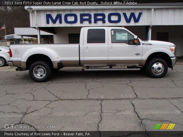 2013 Ford F350 Super Duty Lariat Crew Cab 4x4 Dually in Oxford White