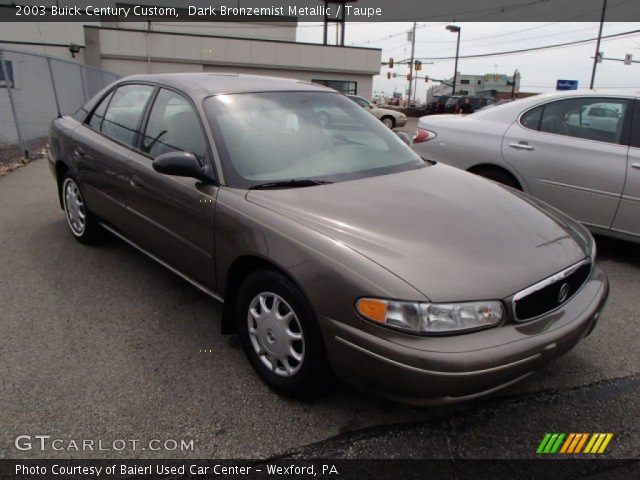 2003 Buick Century Custom in Dark Bronzemist Metallic