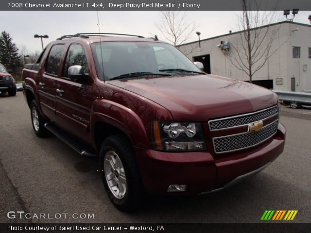 2008 Chevrolet Avalanche LT 4x4 in Deep Ruby Red Metallic