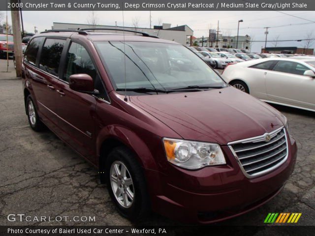 2008 Chrysler Town & Country Touring in Deep Crimson Crystal Pearlcoat