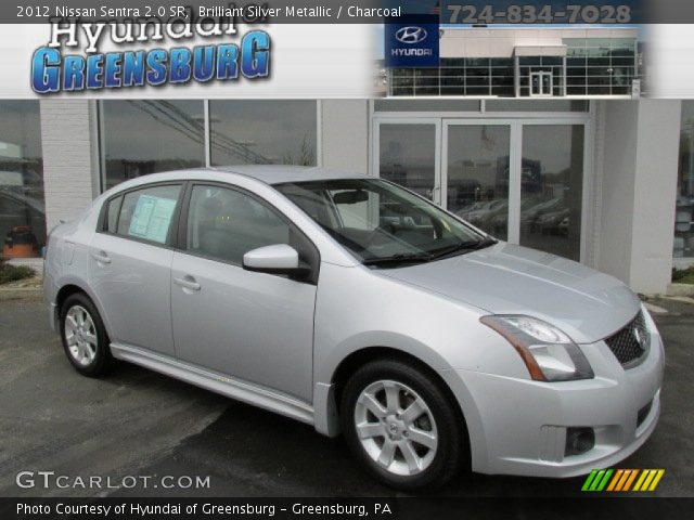 2012 Nissan Sentra 2.0 SR in Brilliant Silver Metallic