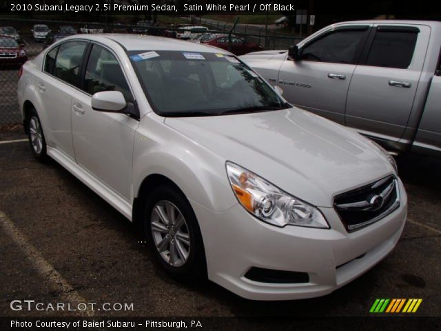 2010 Subaru Legacy 2.5i Premium Sedan in Satin White Pearl