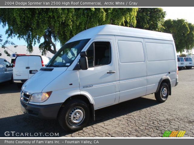 2004 Dodge Sprinter Van 2500 High Roof Commercial in Arctic White