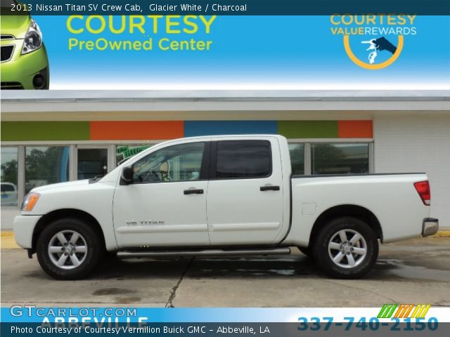 2013 Nissan Titan SV Crew Cab in Glacier White