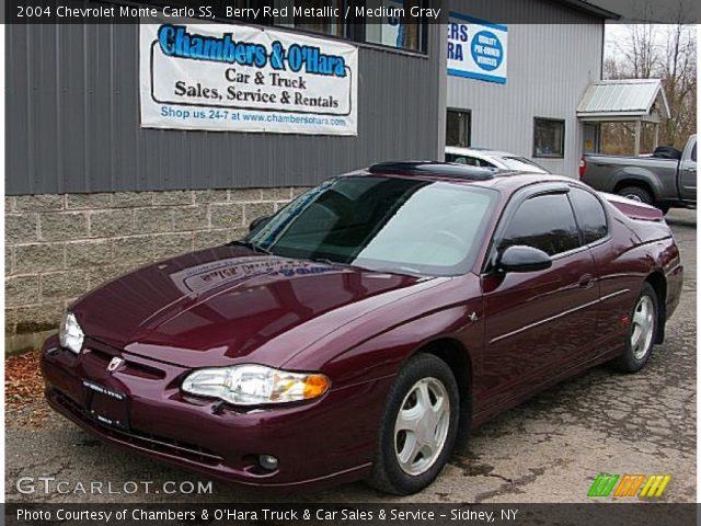 2004 Chevrolet Monte Carlo SS in Berry Red Metallic