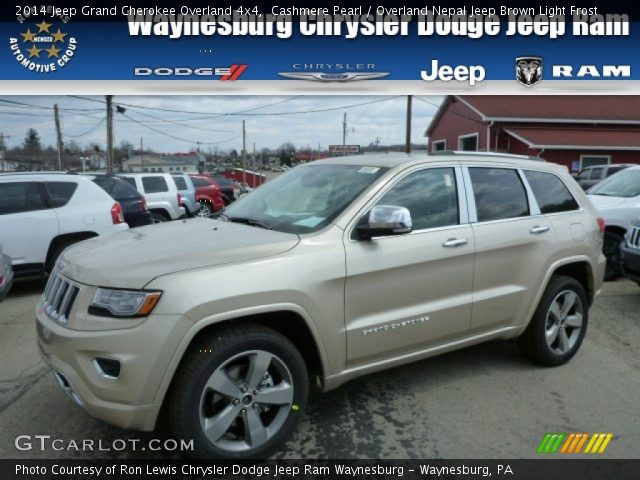 2014 Jeep Grand Cherokee Overland 4x4 in Cashmere Pearl