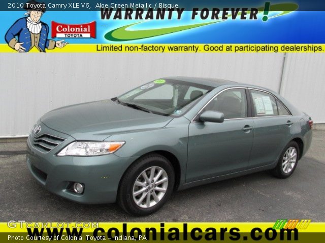 2010 Toyota Camry XLE V6 in Aloe Green Metallic