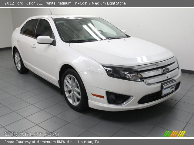 2012 Ford Fusion SEL in White Platinum Tri-Coat