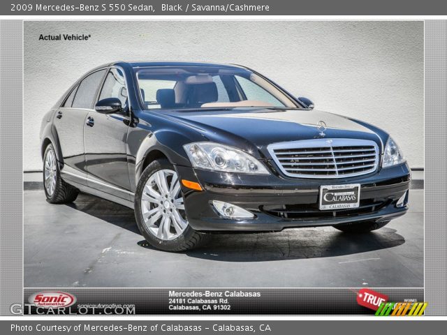 2009 Mercedes-Benz S 550 Sedan in Black
