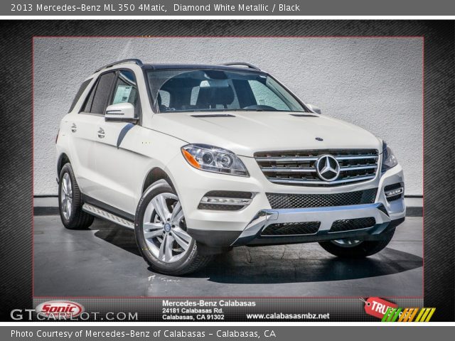 2013 Mercedes-Benz ML 350 4Matic in Diamond White Metallic