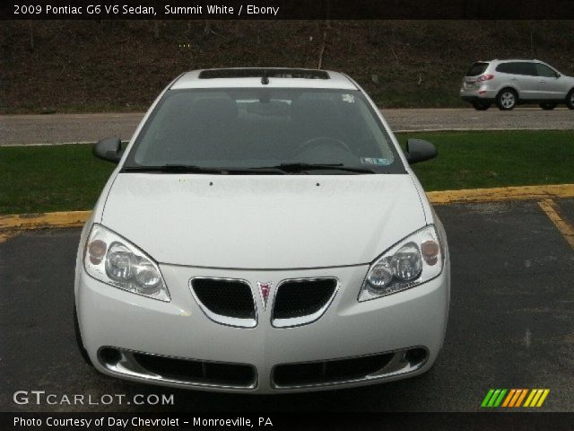 2009 Pontiac G6 V6 Sedan in Summit White