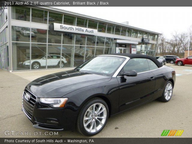 2013 Audi A5 2.0T quattro Cabriolet in Brilliant Black