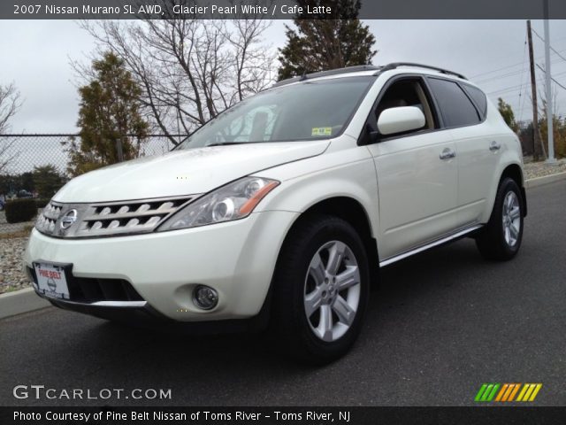2007 Nissan Murano SL AWD in Glacier Pearl White