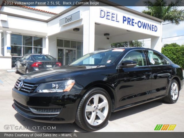 2012 Volkswagen Passat 2.5L SE in Black