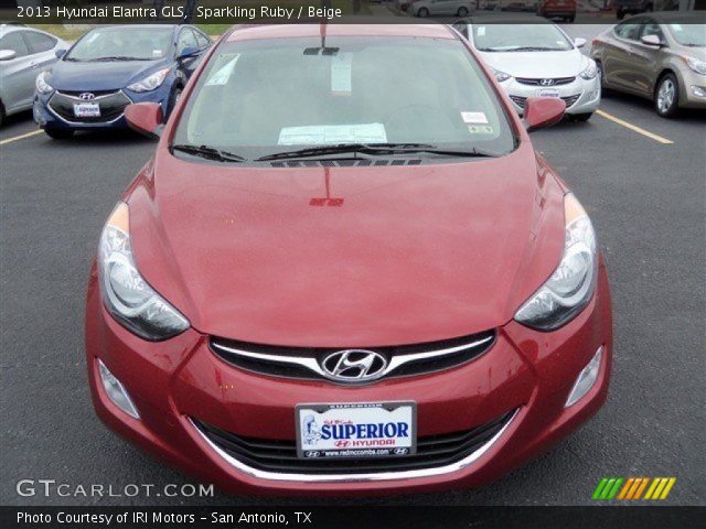 2013 Hyundai Elantra GLS in Sparkling Ruby