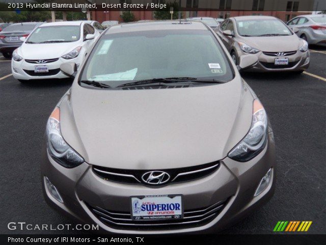 2013 Hyundai Elantra Limited in Desert Bronze