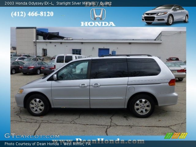 2003 Honda Odyssey EX-L in Starlight Silver Metallic