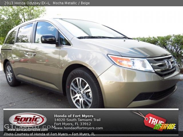 2013 Honda Odyssey EX-L in Mocha Metallic