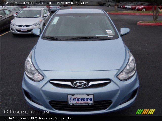 2013 Hyundai Accent GS 5 Door in Clearwater Blue